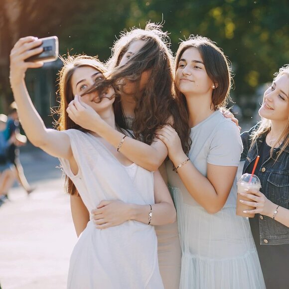 Favorite Best Friend Bracelets with Heart Charms - Adjustable Stainless Steel Fr - Picture 7 of 7